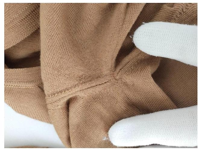 Chanel Pre-Owned & Karl Lagerfeld 04A 2004 Logo Wunderschöner Knopf Kamel Pullover - Ansicht 14