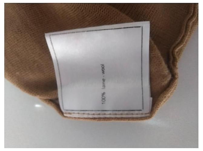 Chanel Pre-Owned & Karl Lagerfeld 04A 2004 Logo Wunderschöner Knopf Kamel Pullover - Ansicht 3