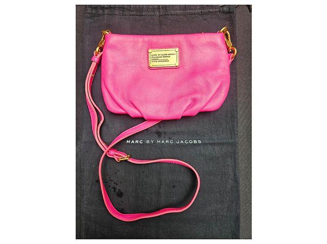 Marc by Marc Jacobs pink leather shoulder bag - view 15