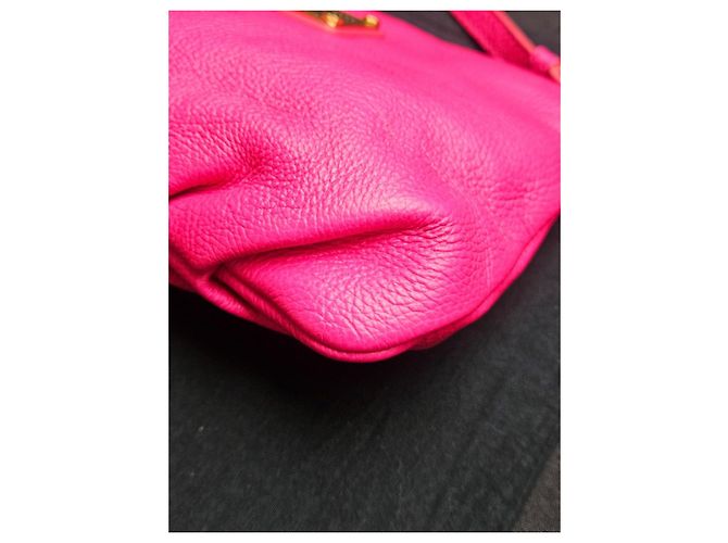 Marc by Marc Jacobs pink leather shoulder bag - view 9