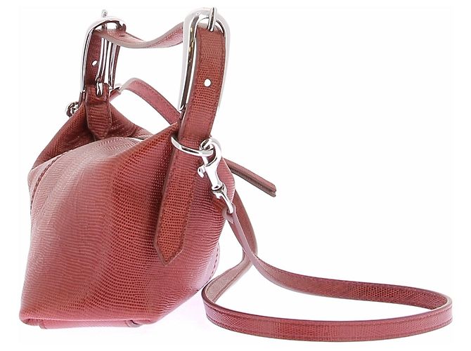 Autre Marque J&M DAVIDSON Red Leather Handbag - view 3