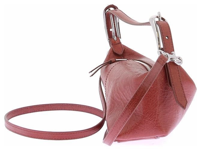 Autre Marque J&M DAVIDSON Red Leather Handbag - view 4