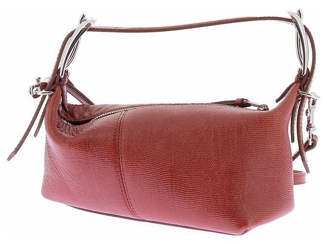Autre Marque J&M DAVIDSON Red Leather Handbag - view 5