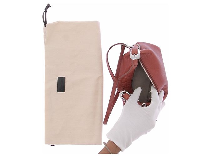 Autre Marque J&M DAVIDSON Red Leather Handbag - view 6