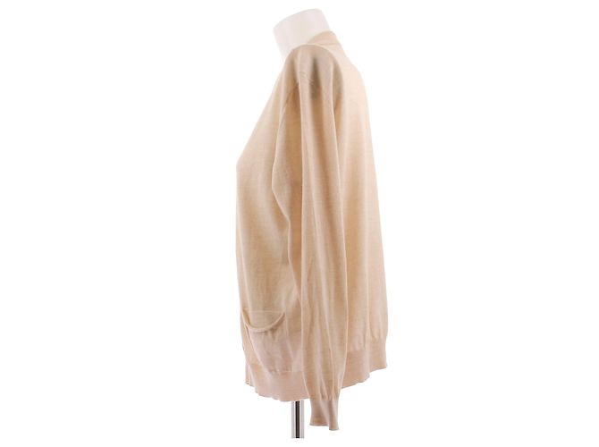 Roberto Collina Beige Wollcardigan - Ansicht 4