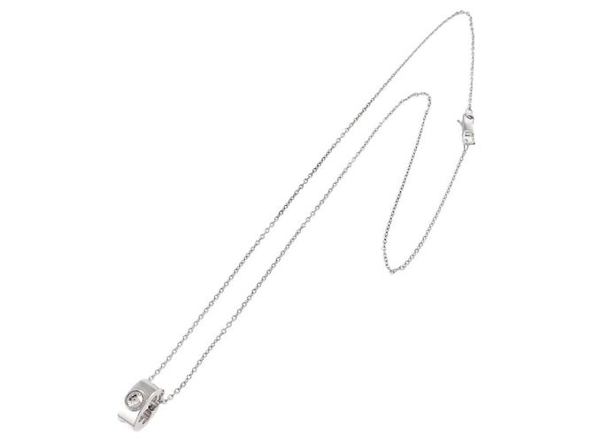 Diamantanhänger LOUIS VUITTON Empreinte aus Weißgold WG Silber - Ansicht 2