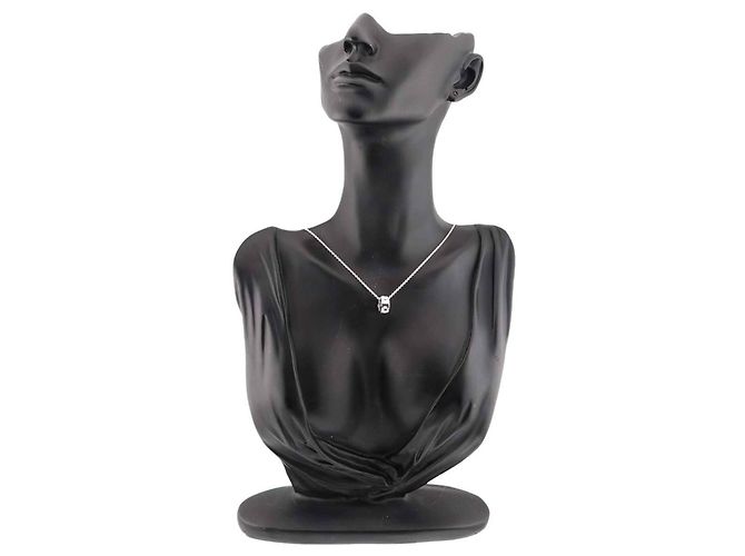 Diamantanhänger LOUIS VUITTON Empreinte aus Weißgold WG Silber - Ansicht 6