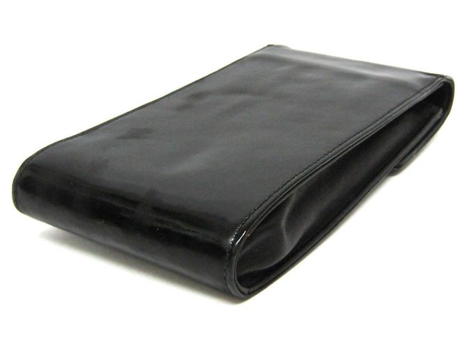 Piccole Borse Nere in Vernice Chanel Nero - vista 3