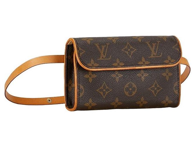 Bolsa de Ombro Pochette Florentine Monogram Louis Vuitton Marrom - vista 2