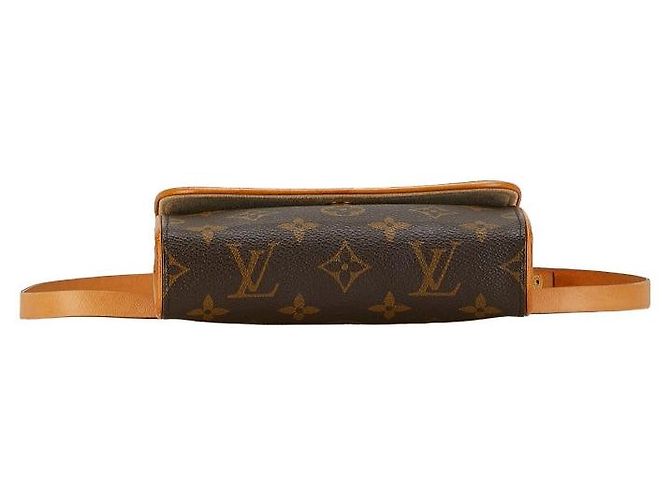 Bolsa de Ombro Pochette Florentine Monogram Louis Vuitton Marrom - vista 4
