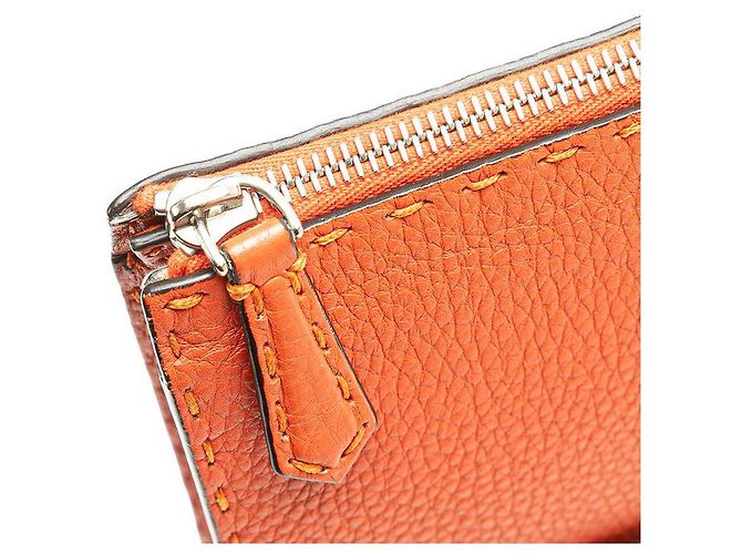 Fendi Selleria Leder Clutch Tasche - Ansicht 5