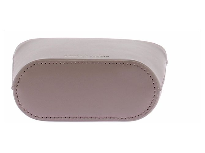 Autre Marque Mini bolso taupe de cuero Castaño - vista 7
