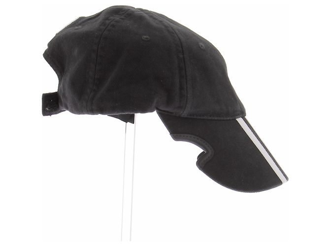 Autre Marque Cappellino in cotone nero BALENCIAGA x ADIDAS - vista 3