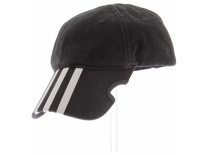 Autre Marque Cappellino in cotone nero BALENCIAGA x ADIDAS - vista 5