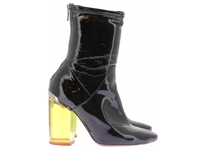 Dior Botas negras de cuero Negro - vista 2