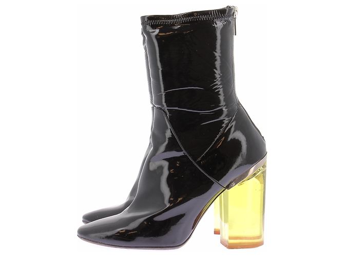 Dior Botas negras de cuero Negro - vista 3