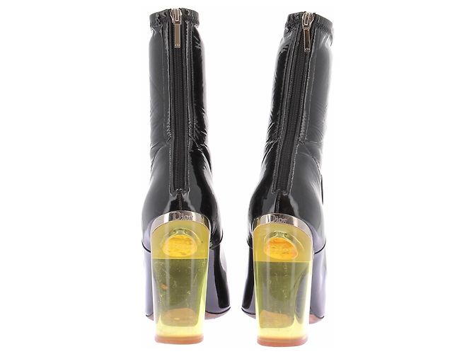 Dior Botas negras de cuero Negro - vista 5