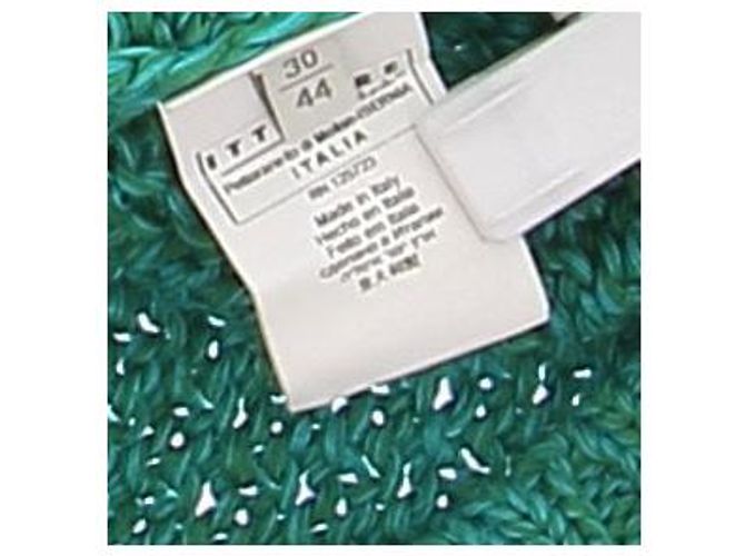 Maglione Pierre Balmain verde in cotone - vista 6