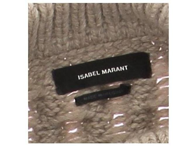 Isabel Marant Suéter de lã bege com gola alta - vista 5
