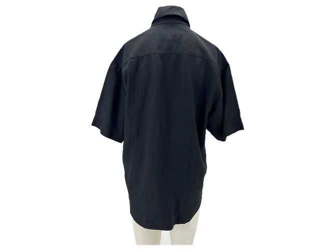 Autre Marque Camicia nera Moheli LOULOU DE SAISON Nero - vista 2