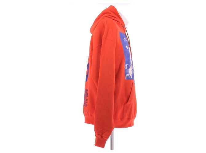 Autre Marque Oranger Hoodie mit Aufschriften - Ansicht 3