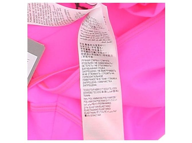 Balenciaga Vestido Corto Rosa Fluorescente - vista 7
