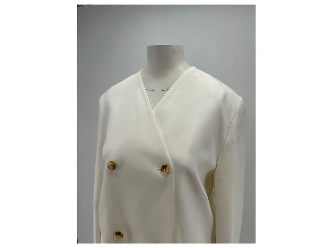 Autre Marque Blazer blanco Jalca de lino LOULOU DE SAISON - vista 5