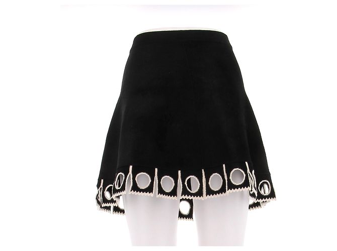 Alaïa Falda negra de lana Negro - vista 2
