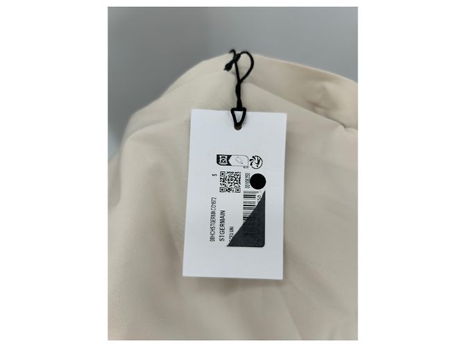 Autre Marque Camicia FIGARET in cotone beige con tasca Taglia S - vista 6