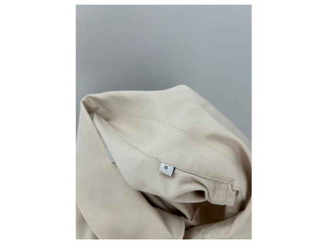 Autre Marque Camicia FIGARET in cotone beige con tasca Taglia S - vista 7
