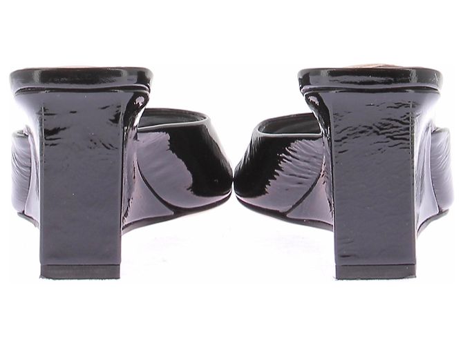 Mule Bruno Magli in vernice nera Nero - vista 5