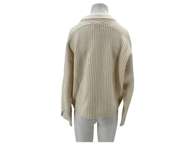 Autre Marque Creme Pullover "Carvi" aus Kaschmir Beige - Ansicht 2