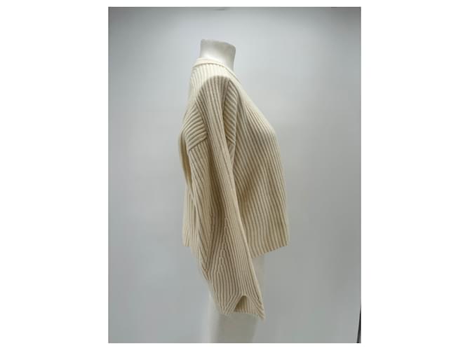 Autre Marque Creme Pullover "Carvi" aus Kaschmir Beige - Ansicht 3