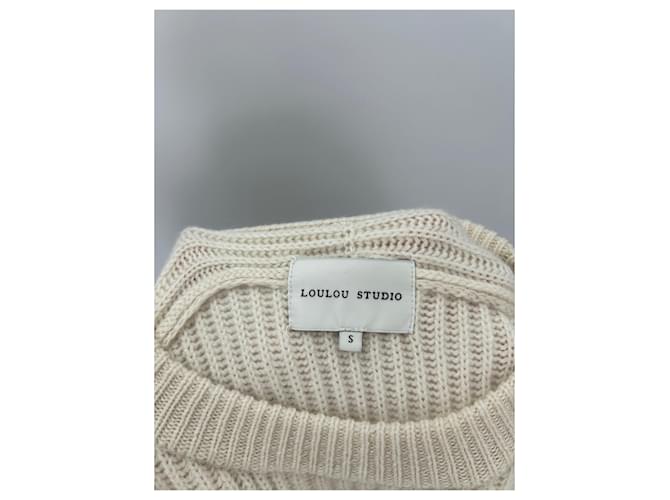 Autre Marque Creme Pullover "Carvi" aus Kaschmir Beige - Ansicht 5
