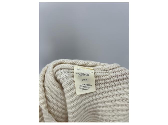 Autre Marque Creme Pullover "Carvi" aus Kaschmir Beige - Ansicht 6