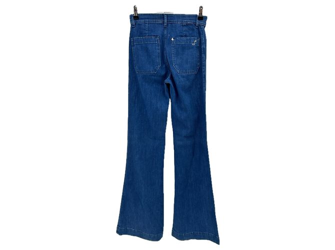 Autre Marque Blaue ausgestellte Jeans - Ansicht 2