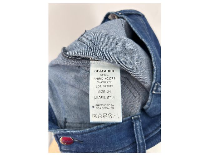 Autre Marque Blaue ausgestellte Jeans - Ansicht 4