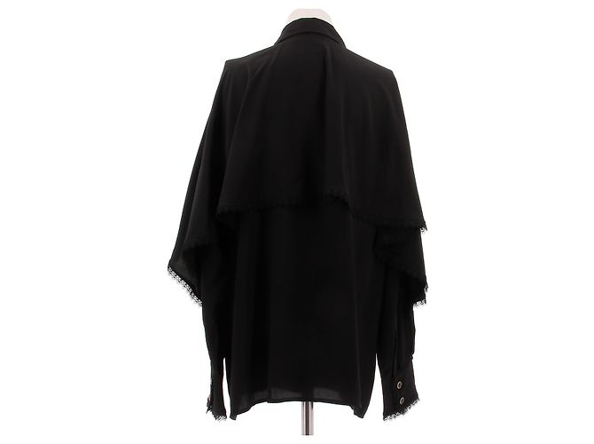 Camicia in seta nera Zimmermann Nero - vista 2
