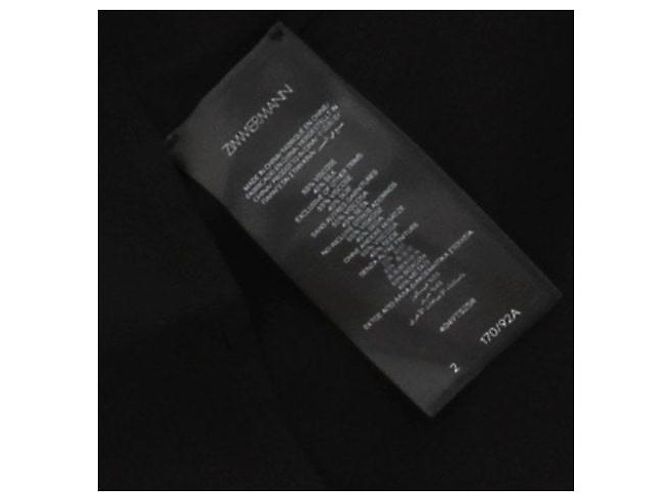 Camicia in seta nera Zimmermann Nero - vista 6