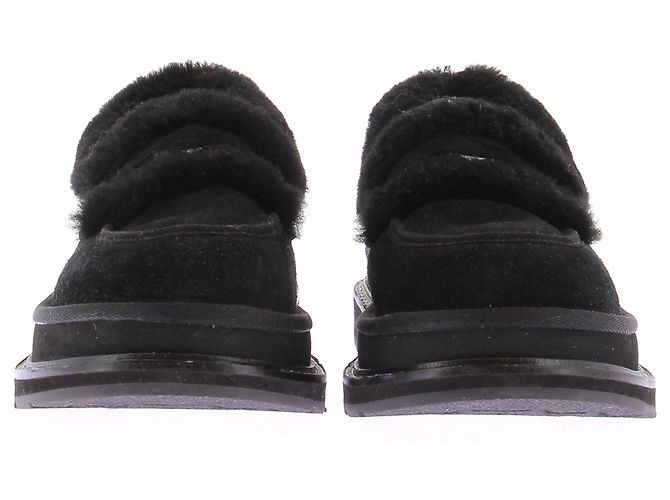 Sacai Mocasines de plataforma negros - vista 4
