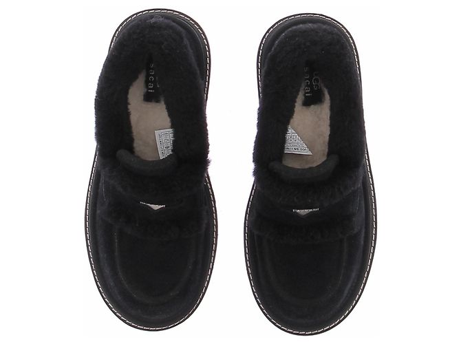 Sacai Mocasines de plataforma negros - vista 6