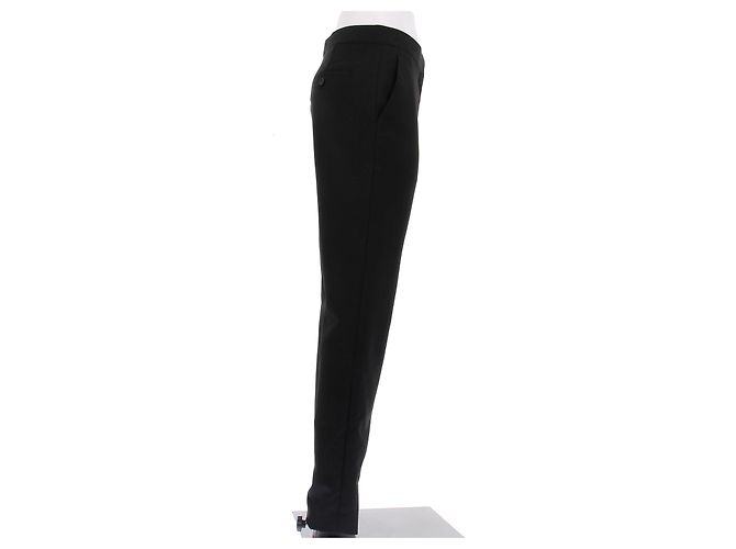 Burberry Pantalón negro de lana - vista 3