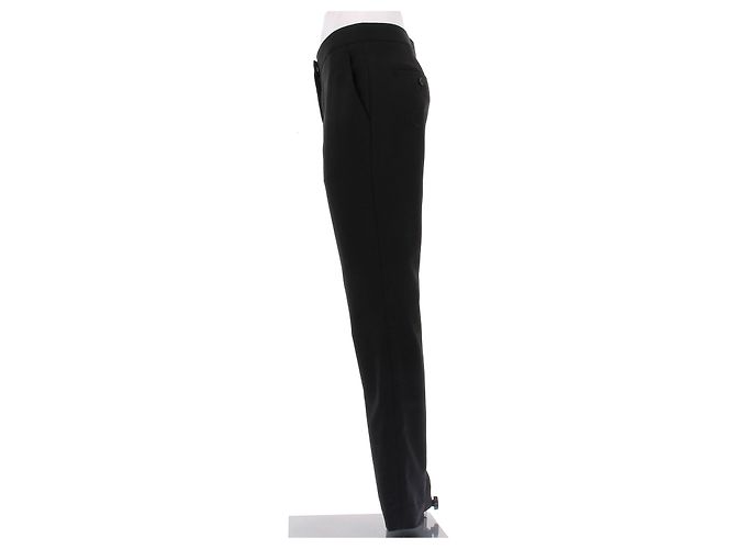 Burberry Pantalón negro de lana - vista 4