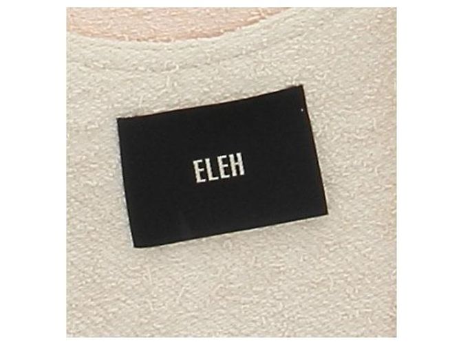 Autre Marque ELEH Creme Kleid ärmellos V Ausschnitt Beige - Ansicht 5
