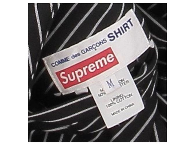 Autre Marque Wendbare Baumwolljacke Schwarz - Ansicht 7