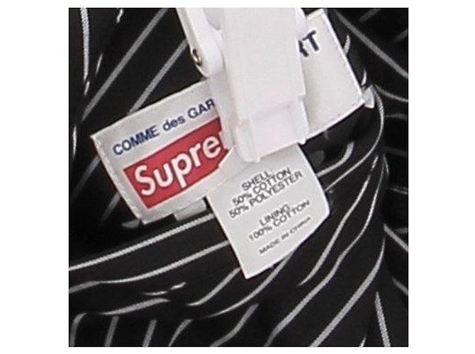 Autre Marque Wendbare Baumwolljacke Schwarz - Ansicht 8