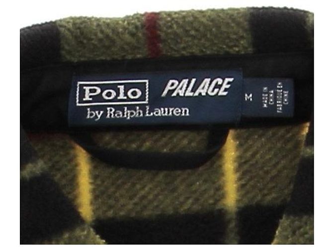 Polo Ralph Lauren Karierte Fleecejacke in Gelb und Schwarz - Ansicht 5