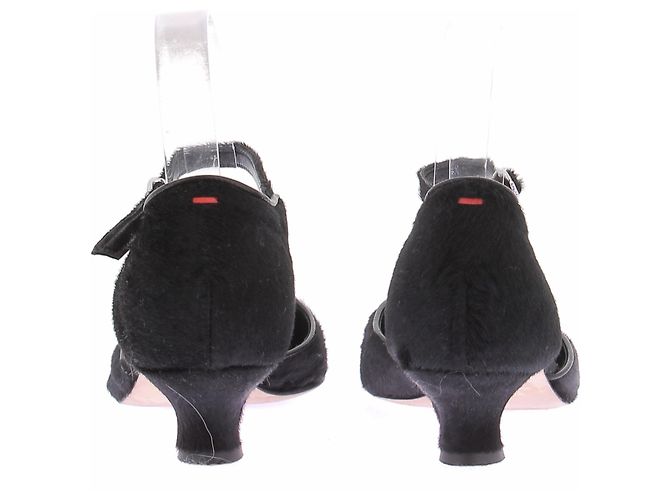 Aeyde Schwarze Pelzabsätze - Ansicht 5