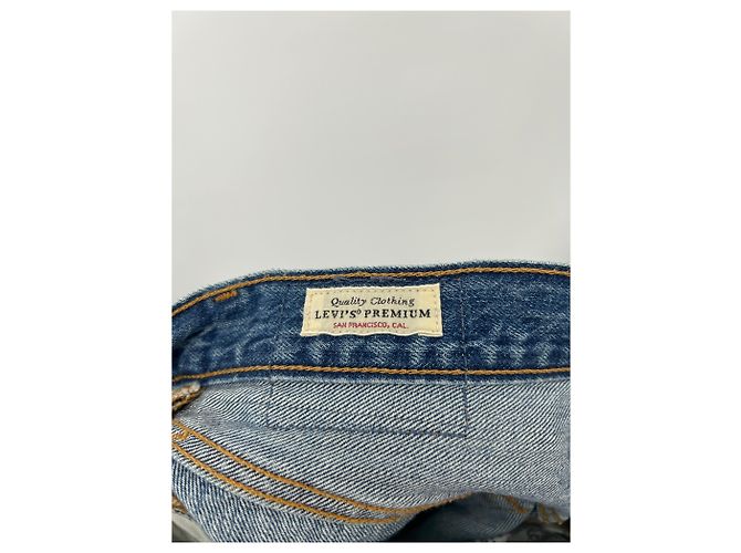 Jeans skinny Levi's 501 S azul de algodón - vista 4