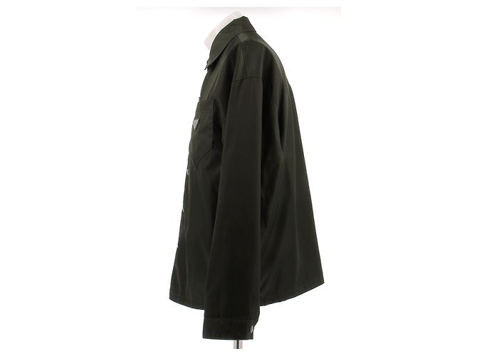 Prada Nylonjacke Khaki - Ansicht 4